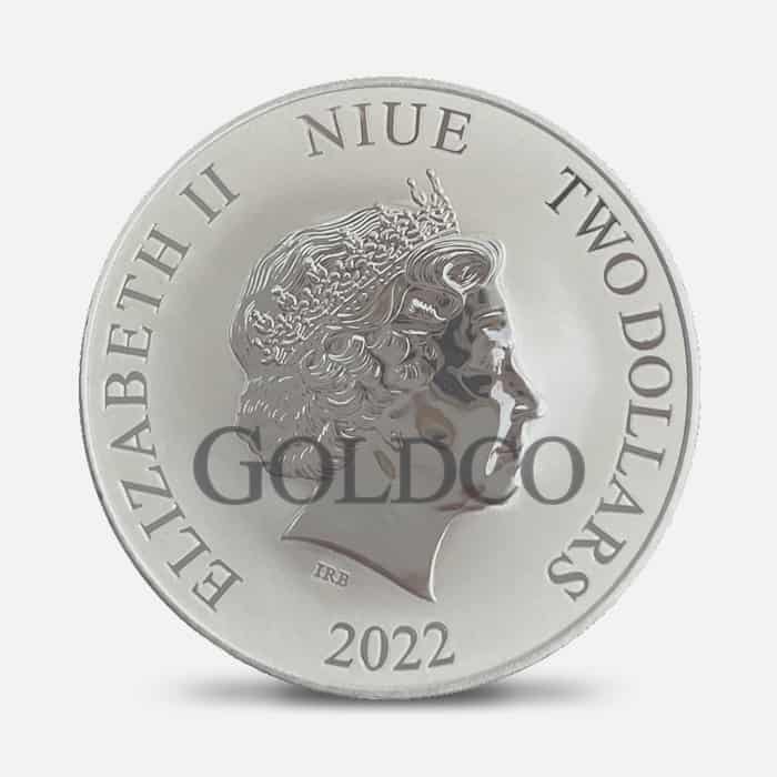 2022 Silver Survivor Tree Coin - Back