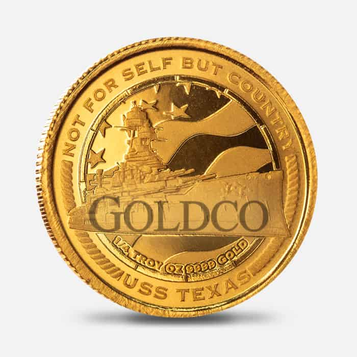 2023 USS Texas Coin Front