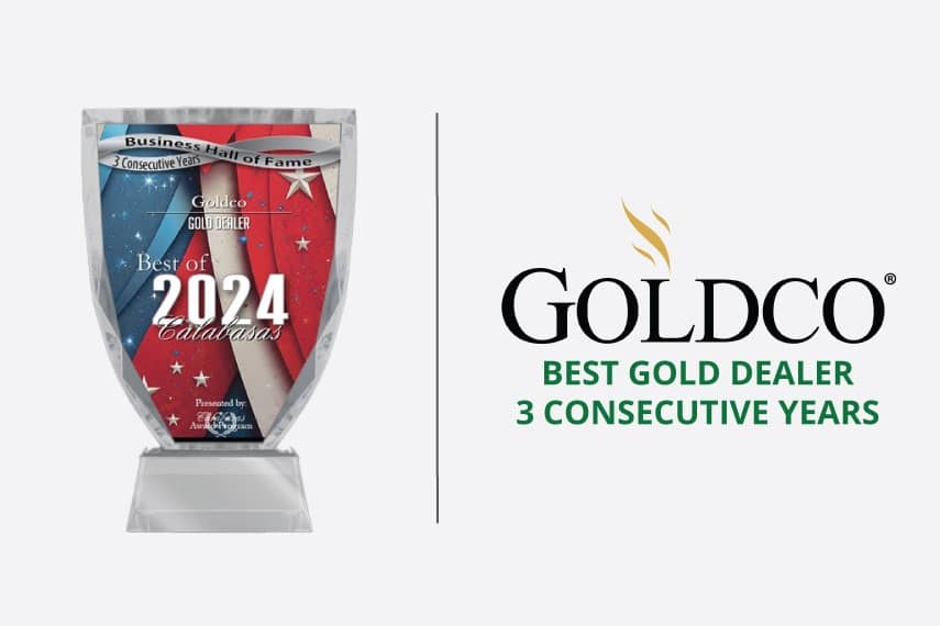 Calabasas Best Gold Dealer 2024 Award