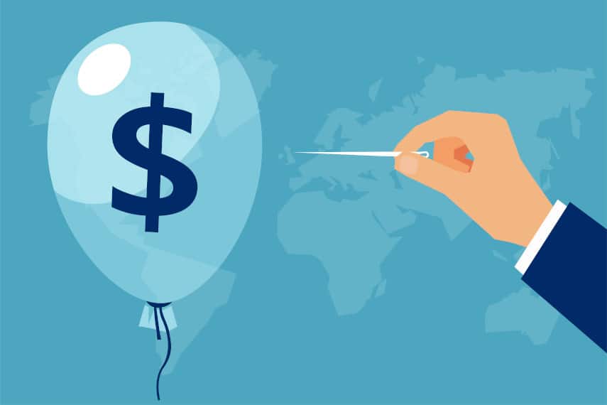 debt bubble about to burst