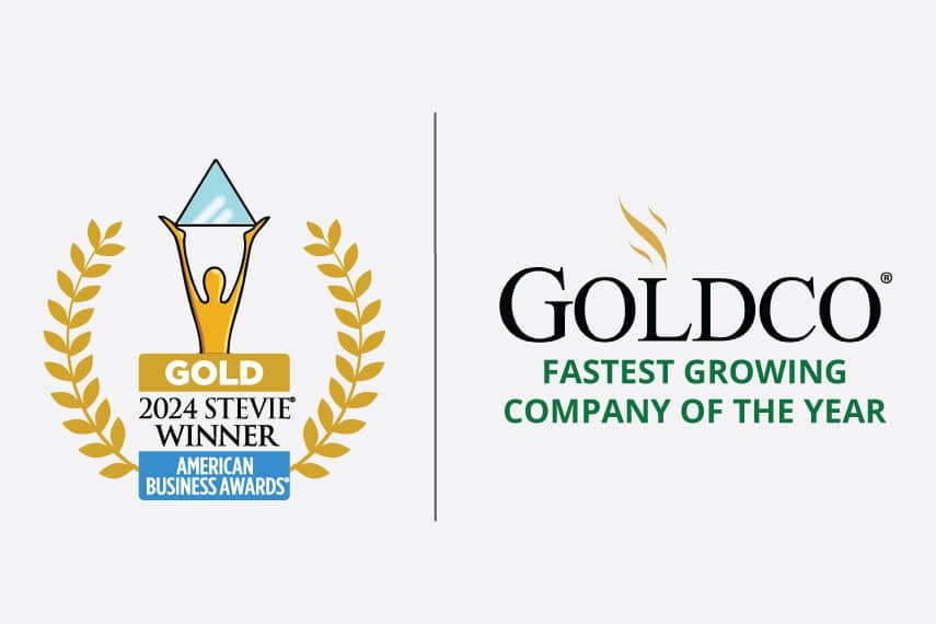 Gold Stevie Award logo